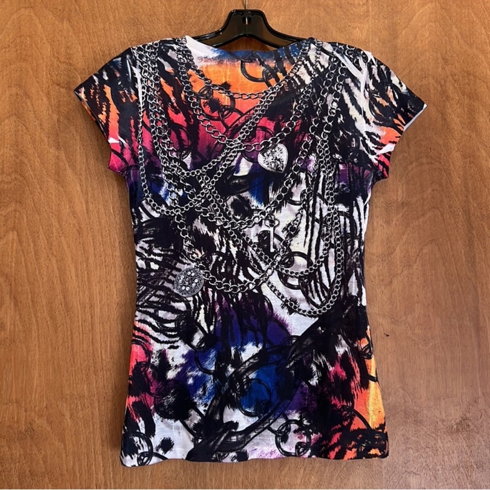 Cache Women's Multicolor Graphic Top - image 8